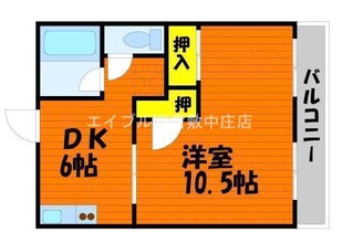 上東コーポ　東の物件間取画像